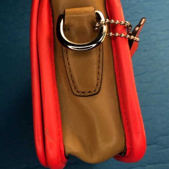 Women’s Coach Archive Tan And Neon Crossbody bag. (Strapless) - Picture 8 of 8
